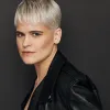 Mishay Petronelli in black jacket
