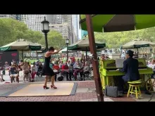 Preview image for the video "Yuka Kameda- tap dancing at Bryant Park".