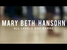 Preview image for the video "Mary Beth Hansohn | All Levels BDC Barre | #bdcnyc".